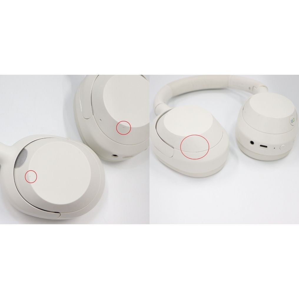 [中古(C)] ソニー ULT WEAR ワイヤレスノイズキャンセリングステレオヘッドセット オフホワイトultwear-w　[可]