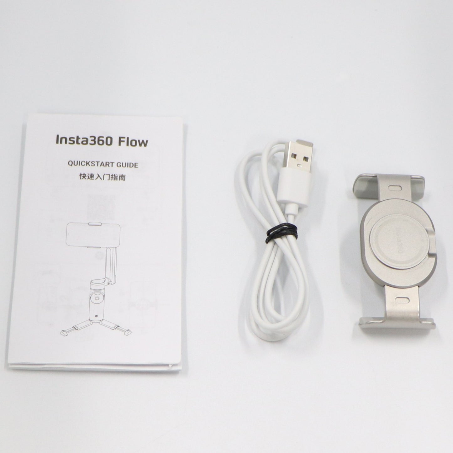 [中古(B)] Insta360 Flow AI追跡搭載 スマートフォン用ジンバル insta360-flow-w  [良い]