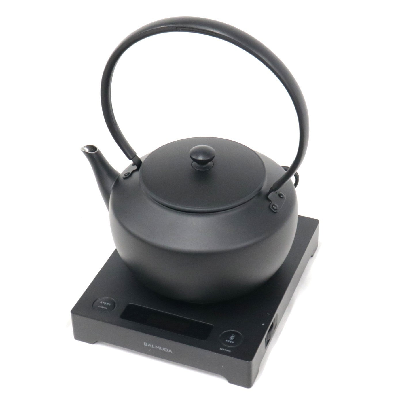 [中古(B)] バルミューダ BALMUDA MoonKettle (ムーンケトル) KPT02JP 温度調整付電気ケトル kpt02jp-b ブラック [良い]