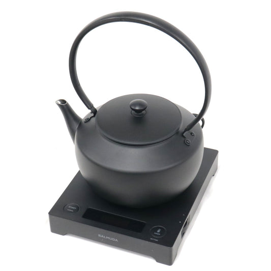 [中古(B)] バルミューダ BALMUDA MoonKettle (ムーンケトル) KPT02JP 温度調整付電気ケトル kpt02jp-b ブラック [良い]