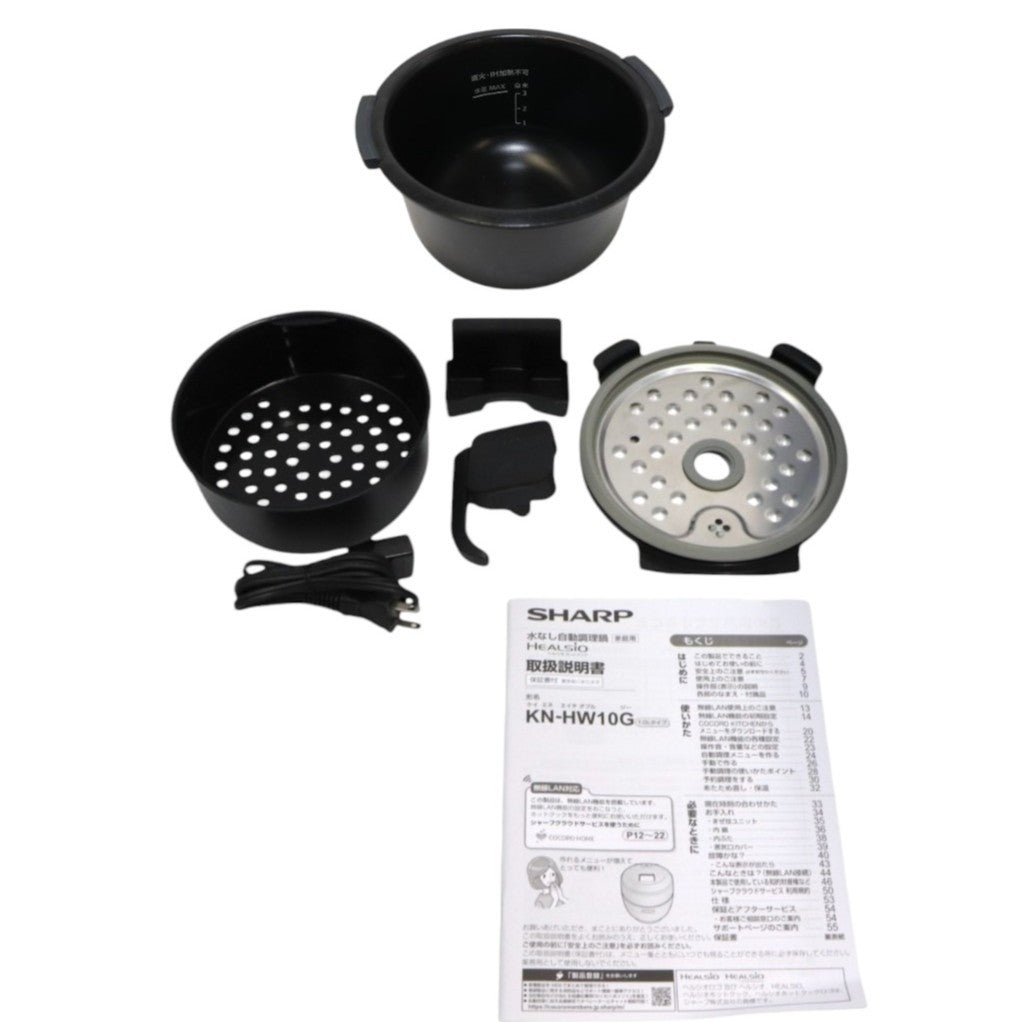 中古(B)] シャープ ヘルシオ ホットクック 電気調理鍋 無水鍋 1.0L 1~2人用 ホワイト KN-HW10G-W – Rentio Outlet 【新品未開封】sharp healsio KN-HW10G-W ホワイト