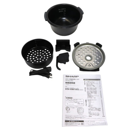 [中古(B)] シャープ ヘルシオ ホットクック 電気調理鍋 無水鍋 1.0L 1~2人用 ホワイト KN-HW10G-W