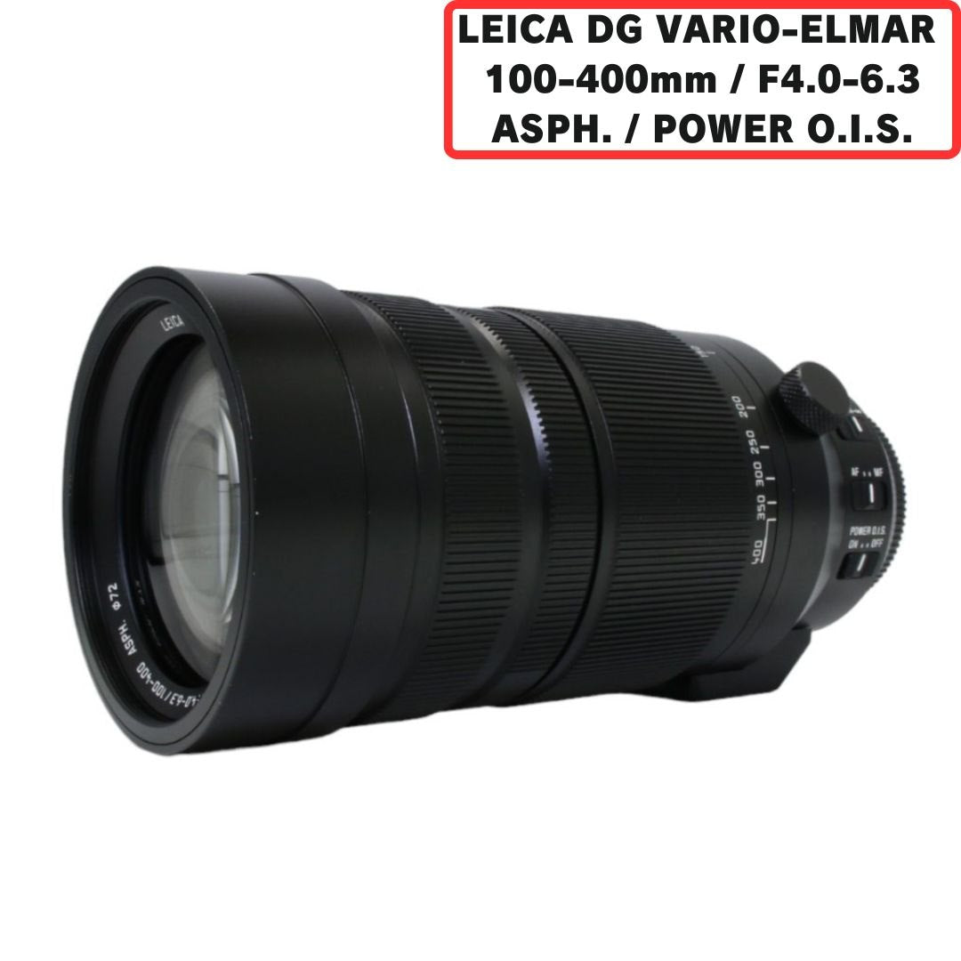 [中古(B)]パナソニック LEICA DG VARIO-ELMAR 100-400mm / F4.0-6.3 ASPH. / POWER O.I.S. 望遠ズームレンズ [良い]