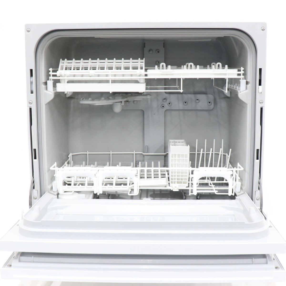 [～食器40点]パナソニック 食器洗い乾燥機 NP-TZ500 分岐水栓対応 5人分 np-tz500-w  ホワイト 整備済みアウトレット品 [中古(C)]