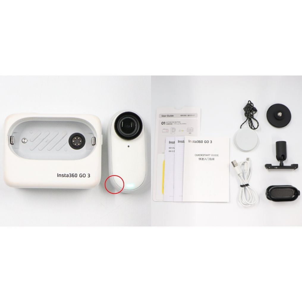 Insta360 GO 3 アクションカメラ(32GB) insta360-go-3-32   整備済みアウトレット品 [中古(C)]