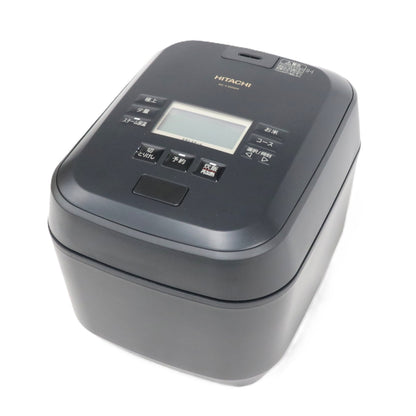[中古(C)] [5.5合炊き] 日立 ふっくら御膳 RZ-V100GM 圧力＆スチームIHジャー炊飯器 沸騰鉄釜 rz-v100gm-k フロストブラック [可]