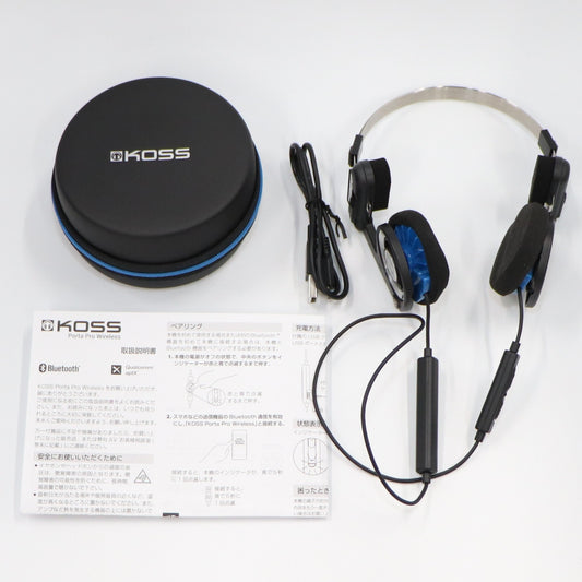 [中古(B)] KOSS オープン型BLUETOOTHヘッドホン Porta Pro Wireless　porta-pro-wireless  [良い]