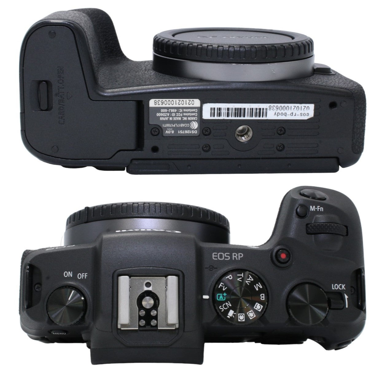 [中古(B)] CANON EOS RP ボディ ミラーレス一眼 [良い]