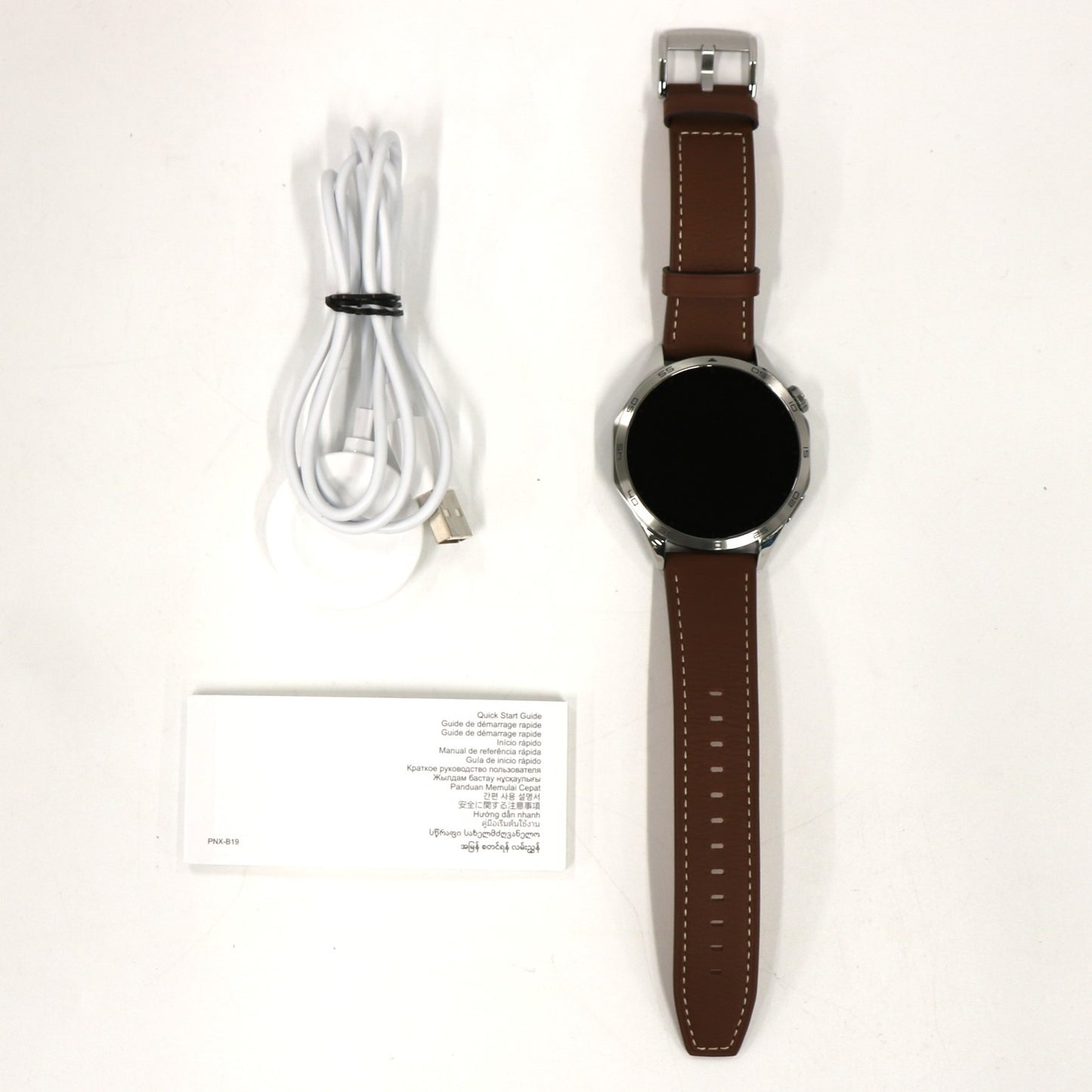 HUAWEI(ファーウェイ)HUAWEI WATCH GT 4 スマートウォッチ 46 mm　watchgt-4-46-br  ブラウン 整備済みアウトレット品 [中古(A)]