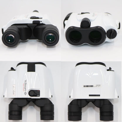 コンサート・ライブ向け 防振双眼鏡(倍率12倍) ケンコー・トキナー VC Smart 12×21　vc-smart1230-yk-rentiogo  ホワイト 整備済みアウトレット品 [中古(C)]