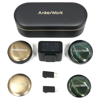アンカー(Anker) AnkerWork M650 ワイヤレスマイク a3320011  メタリックブラック 整備済みアウトレット品 [中古(C)]