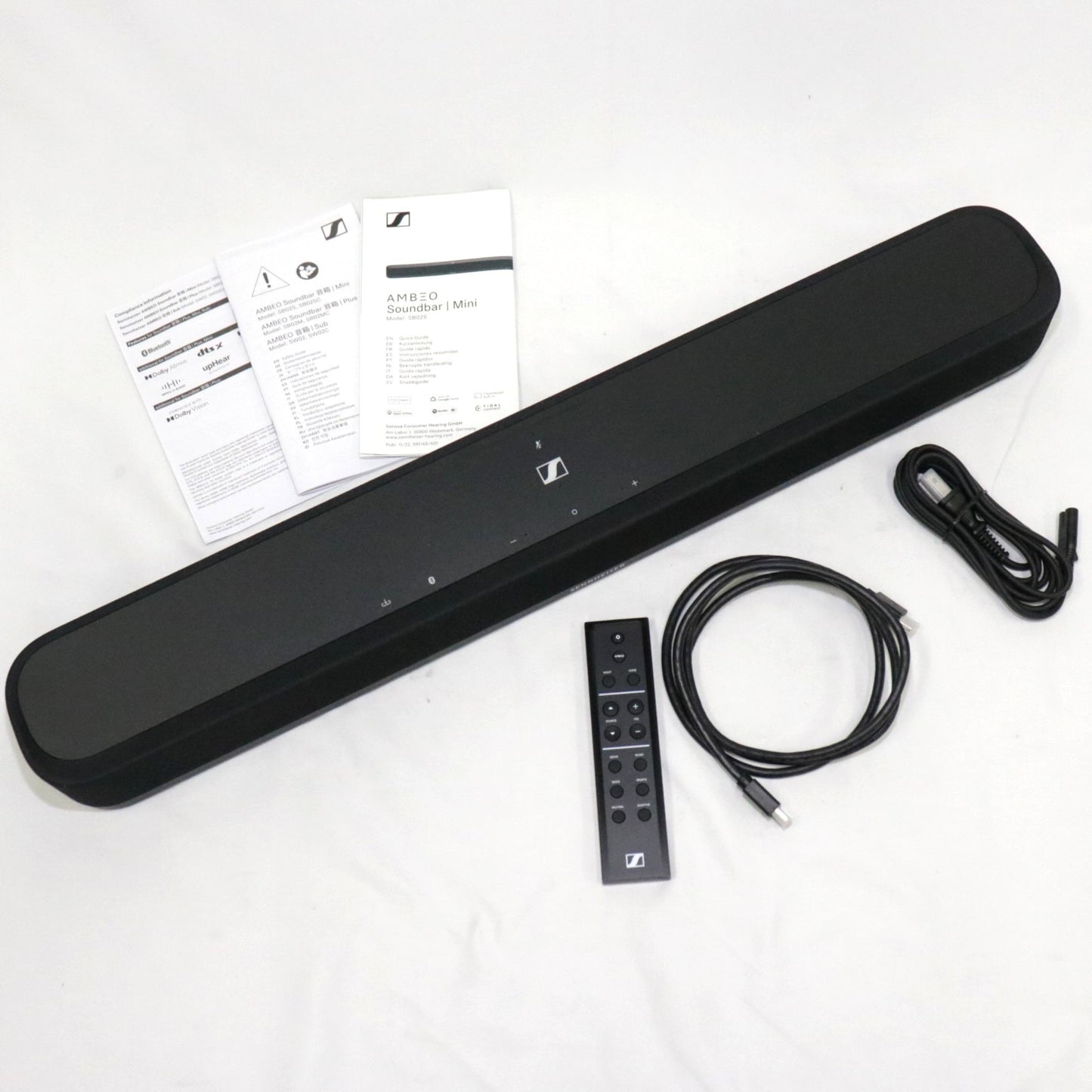 [中古(A)] Sennheiser AMBEO Soundbar Mini スピーカー sb02s sb02s[非常に良い]