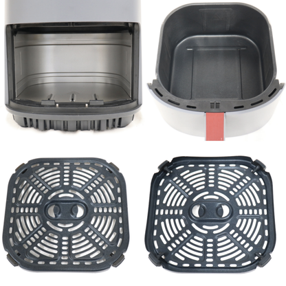 Vesync(ウィーシンク) COSORI LITE 3.8L ノンフライヤー グレー coli38safgy  グレー 整備済みアウトレット品 [中古(C)]