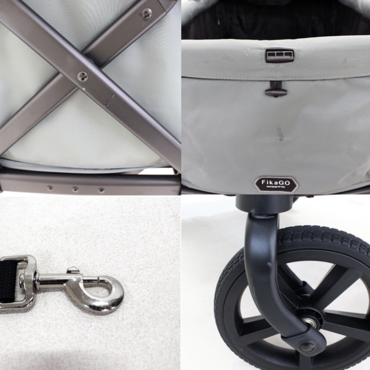 コンビ ペット用カート フィカゴー クロス 【耐荷重100kg大型ペットカート】　4711233398555  グリーン 整備済みアウトレット品 [中古(C)]