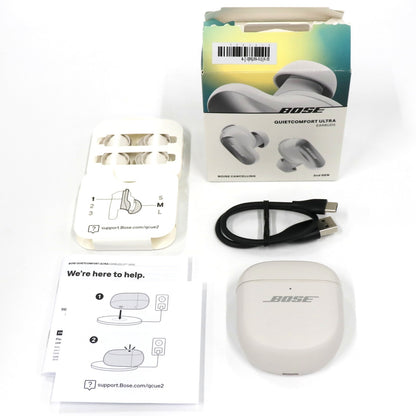 [中古(C)] Bose QuietComfort Ultra Earbuds(第2世代) ワイヤレスイヤホン qc-ultra-earbuds-2-w ホワイトスモーク [可]