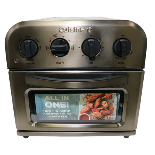 [中古(B)] Cuisinart ノンフライオーブントースター TOA-29KJ ブラック　toa-29kj [良い]