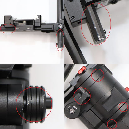 [ジャンク]MOZA 一眼レフ/ミラーレスカメラ用ジンバル MOZA AirCross 3 [難あり(D)]