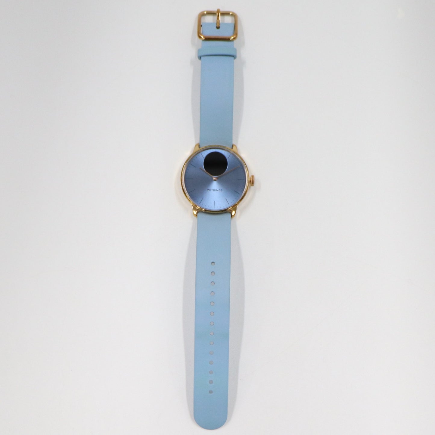 [中古(B)] Withings ScanWatch Light スマートウォッチ hwa11-model-blu ブルー [良い]