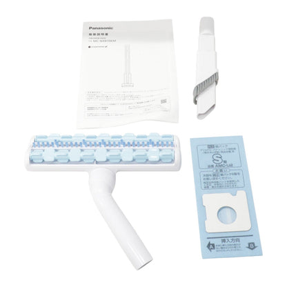 [中古(B)] パナソニック セパレート型コードレススティック掃除機 MC-NX810KM-W ホワイト マイクロミスト からまないブラシ LEDライト  [良い]