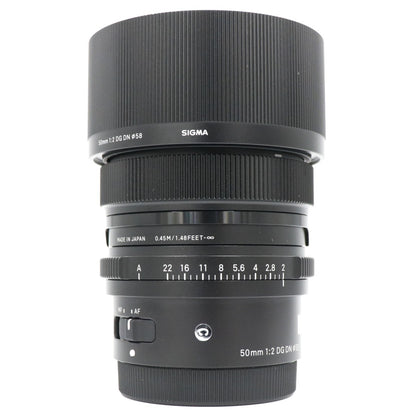 [中古(A)] シグマ 50mm F2 DG DN Contemporary 単焦点レンズ (SONY Eマウント用)　sigma-50-f2-dg-dn-e [非常に良い]