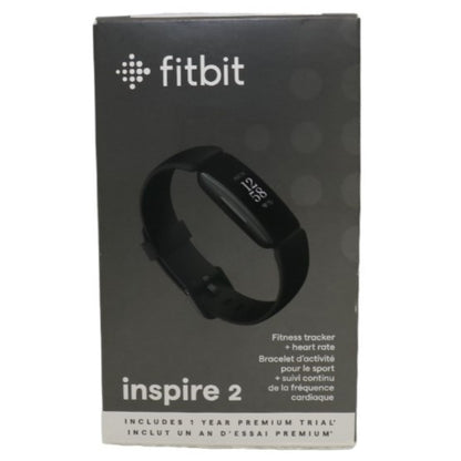 [中古(A)] Fitbit Inspire2 フィットネストラッカー Black ブラック L/Sサイズ  [非常に良い]