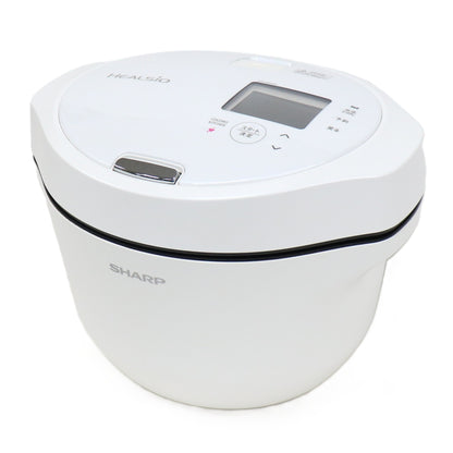 シャープ ヘルシオ ホットクック KN-HW24G 2〜6人用 2.4L容量　kn-hw24g-w  ホワイト 整備済みアウトレット品 [中古(C)]