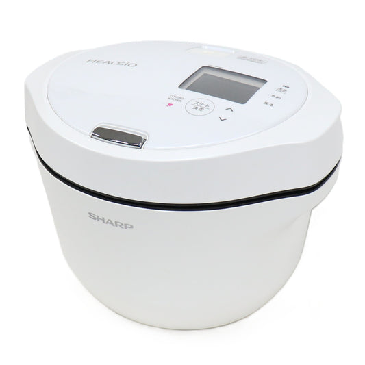 シャープ ヘルシオ ホットクック KN-HW24G 2〜6人用 2.4L容量　kn-hw24g-w  ホワイト 整備済みアウトレット品 [中古(C)]