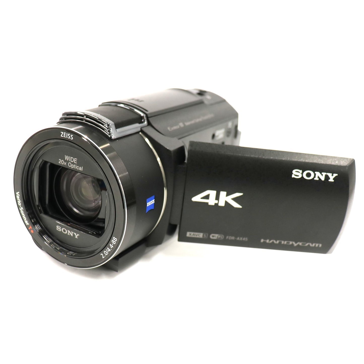 ソニー 4Kビデオカメラ FDR-AX45A fdr-ax45a-b  ブラック 整備済みアウトレット品 [中古(C)]