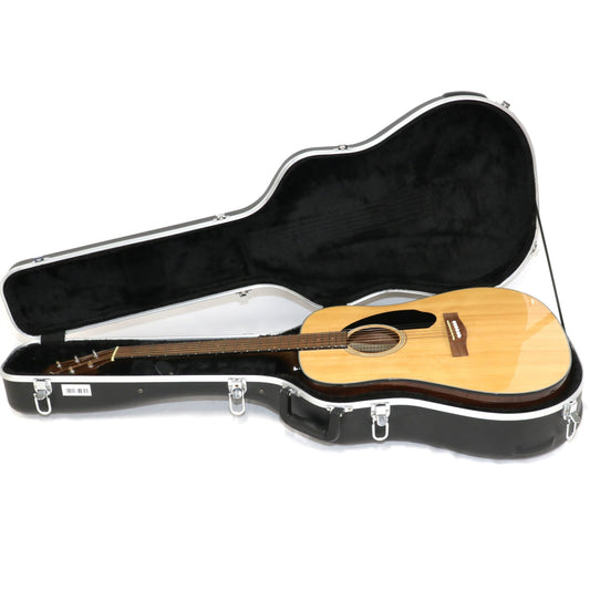 [中古(B)] FENDER CD-60S アコースティックギター 初心者セット(ハードケース＋チューナー＋ピック＋予備弦付き)　cd-60s-n  [良い]