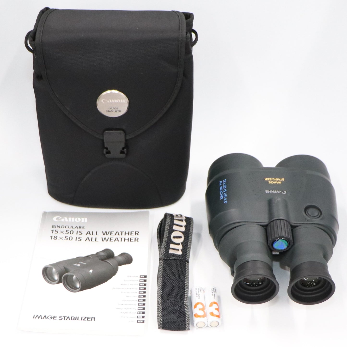 [中古(B)] [倍率15倍]Canon IS ALL WEATHER BINOCULARS 15×50 コンサート・ライブ向け 防振双眼鏡  [良い]