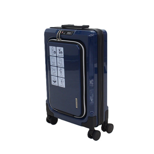 [1-3泊向けサイズ]LEGEND WALKER 6031 フィット 15L/拡張時35L ハードスーツケース 6031-47-nv  ミッドナイトネイビー 整備済みアウトレット品 [良い(B)]