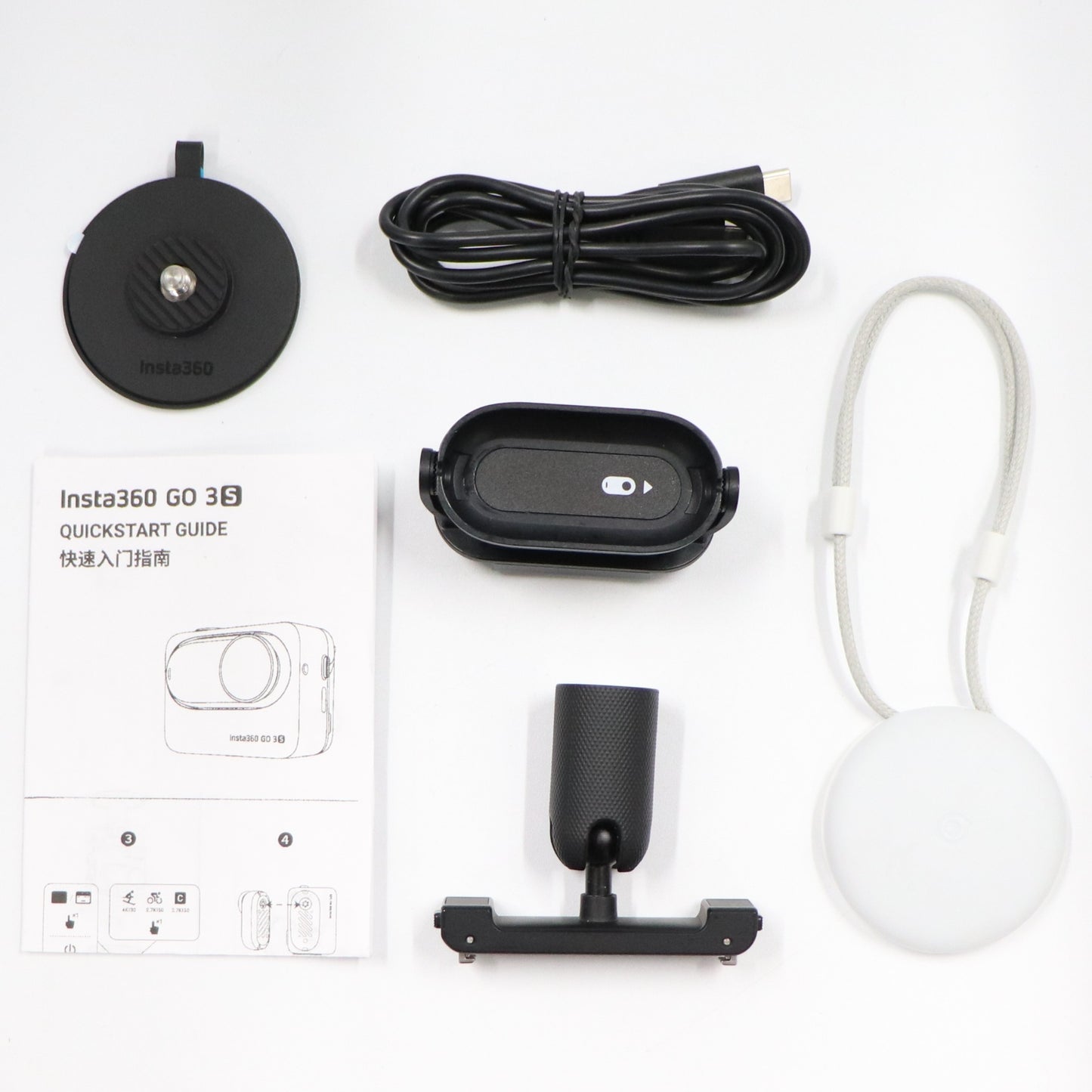 [中古(B)] Insta360 GO 3S 128GB アクションカメラ insta360-go-3s-128-bk ミッドナイトブラック [良い]