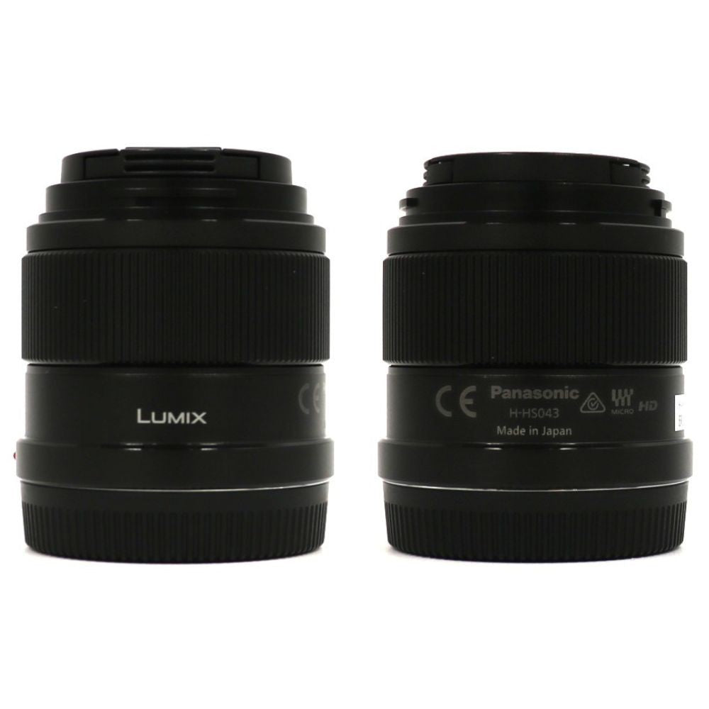 パナソニック LUMIX G 42.5mm/F1.7 ASPH./POWER O.I.S. H-HS043-K 単焦点レンズ ブラック h-hs043-k   整備済みアウトレット品 [中古(C)]
