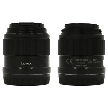 パナソニック LUMIX G 42.5mm/F1.7 ASPH./POWER O.I.S. H-HS043-K 単焦点レンズ ブラック h-hs043-k   整備済みアウトレット品 [中古(C)]