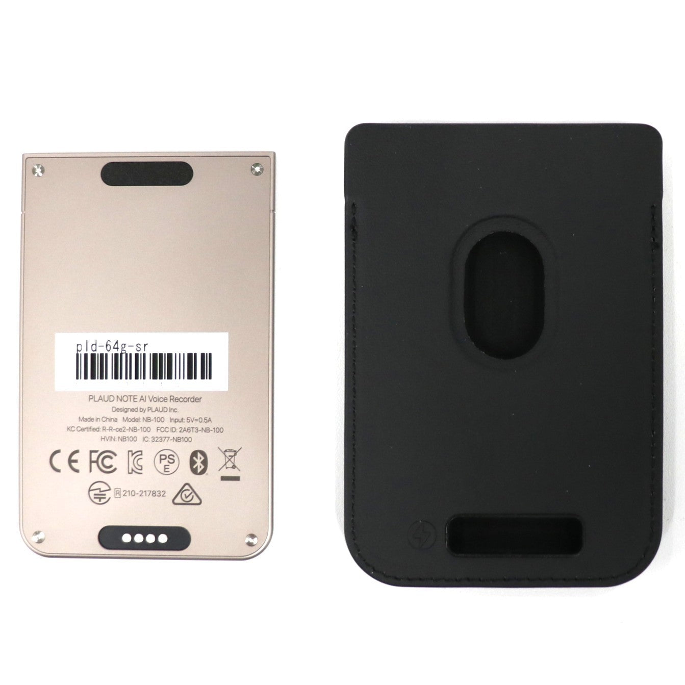 [中古(A)] PLAUD NOTE AIボイスレコーダー pld-64g-sr スターライト[非常に良い]