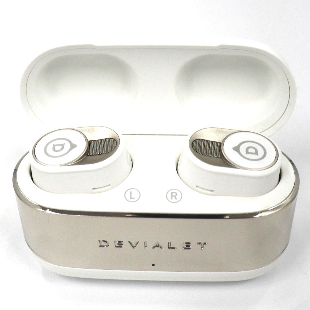 [中古(C)] Devialet GEMINI Ⅱ フルワイヤレスイヤホン gemini2-iw アイコニックホワイト[可]