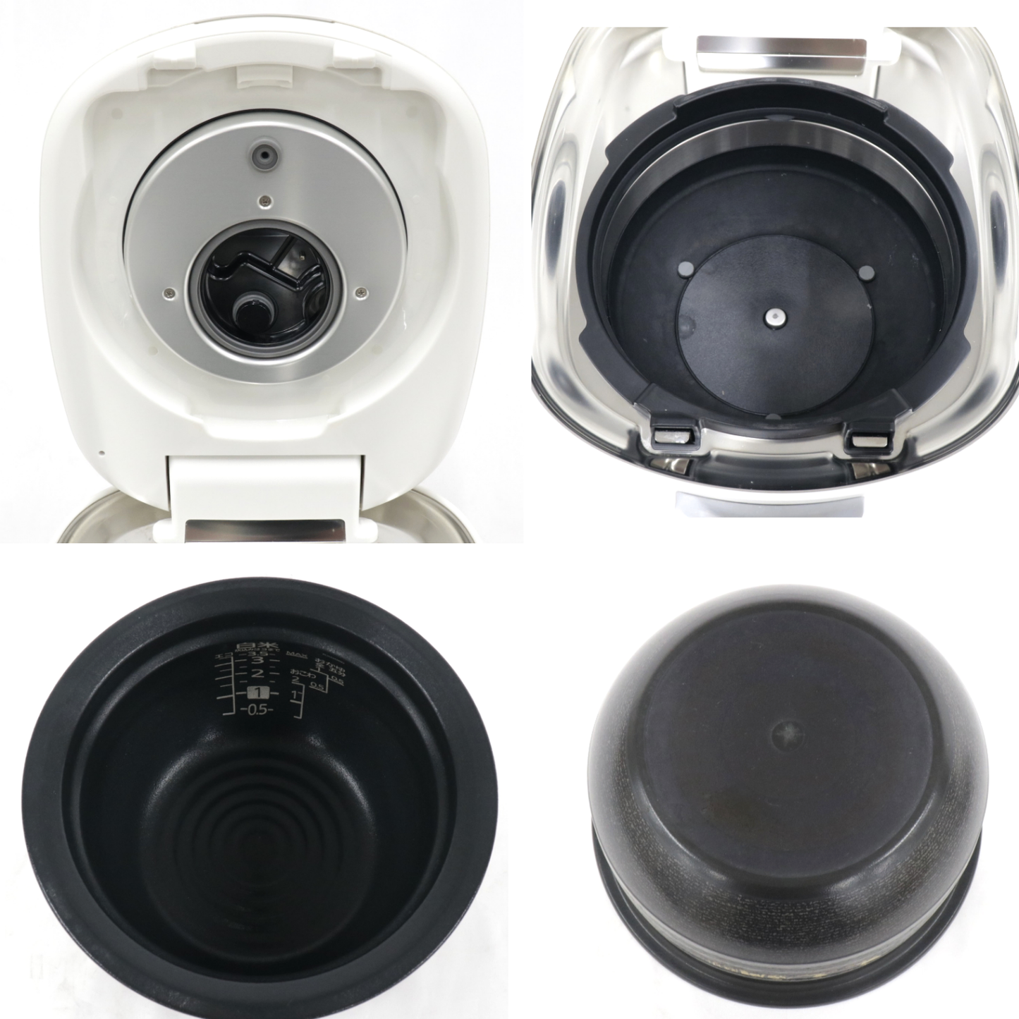 [中古(B)] [3.5合炊き] タイガー魔法瓶 土鍋ご泡火炊き JRX-G060 土鍋圧力IH式 炊飯器 jrx-g060wg アイボリーホワイト [良い]