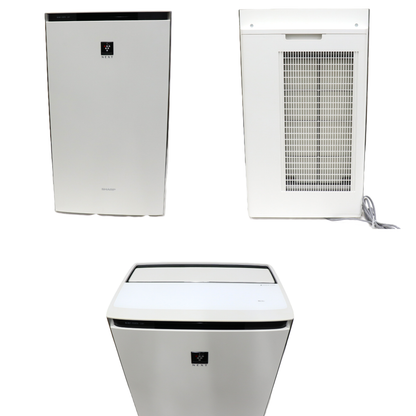 シャープ 加湿空気清浄機 プラズマクラスターNEXT KI-SX100 (空気清浄〜46畳 / 加湿〜最大37畳)　ki-sx100-w  ホワイト 整備済みアウトレット品 [良い(B)]