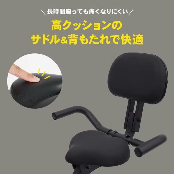 STEADY（ステディ）フィットネスバイク(バンド付き、マット無し) ST143 st143-g   【90％分返金保証付】新品