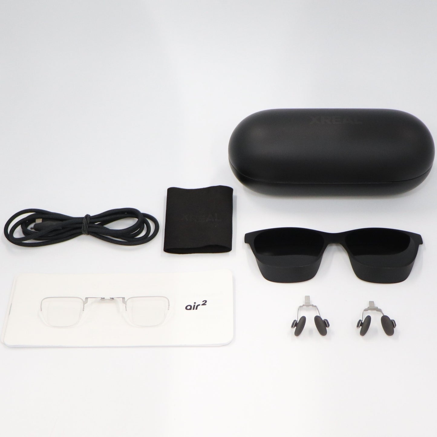 [中古(A)] XREAL AIR2 スマートグラス　x1004-g [非常に良い]