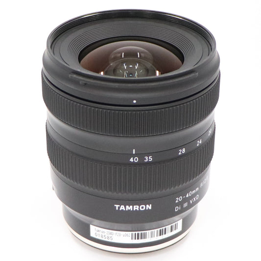 [中古(B)] タムロン 20-40mm F/2.8 Di III VXD(Model A062) 標準ズームレンズ(SONY Eマウント用)  tamron-2040-f28-a062 [良い]