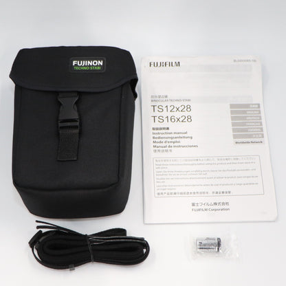 [中古(B)] [倍率12倍] 富士フイルム FUJINON テクノスタビ TS12×28 コンサート・ライブ向け 防振双眼鏡  [良い]