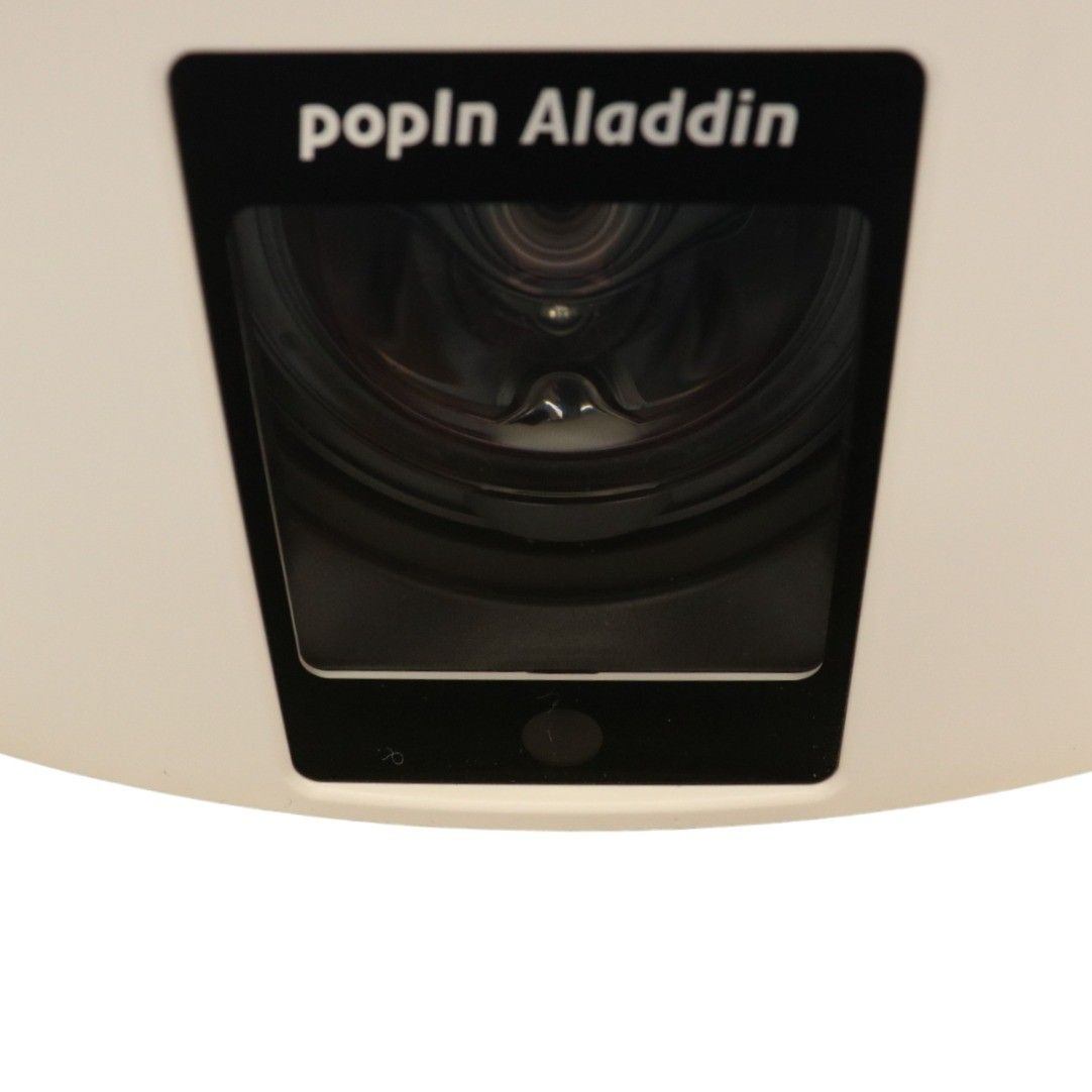 [中古(B)] popIn Aladdin 2 世界初の照明一体型プロジェクター PA20U01DJ ホワイト[良い]