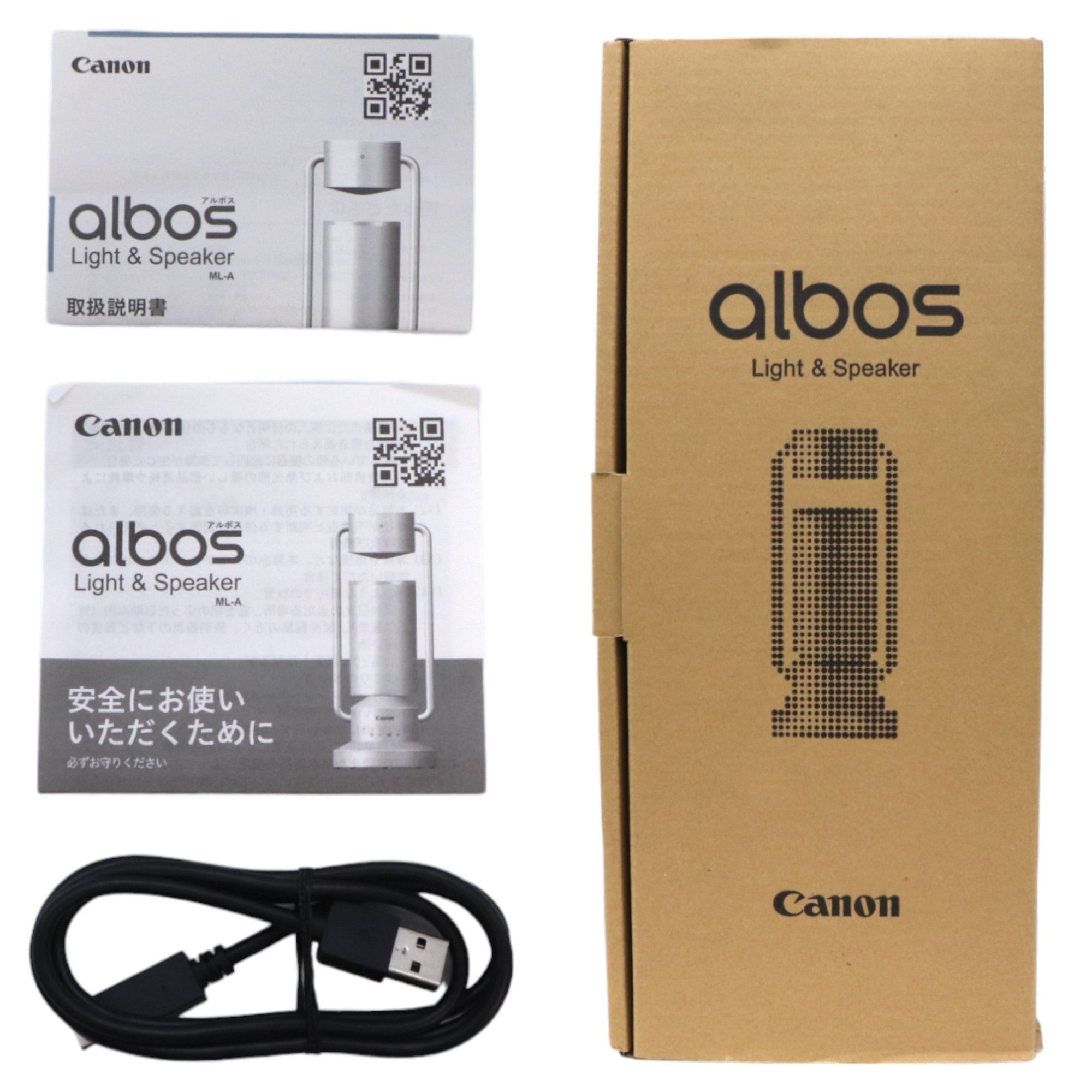 [中古] [B]CANON(キヤノン) albos ライト&スピーカー ML-A ブラック [良い(B)]