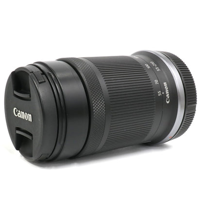 [中古(C)] CANON RF-S55-210mm F5-7.1 IS STM 望遠ズームレンズ rf-s55-210isstm-b ブラック [可]
