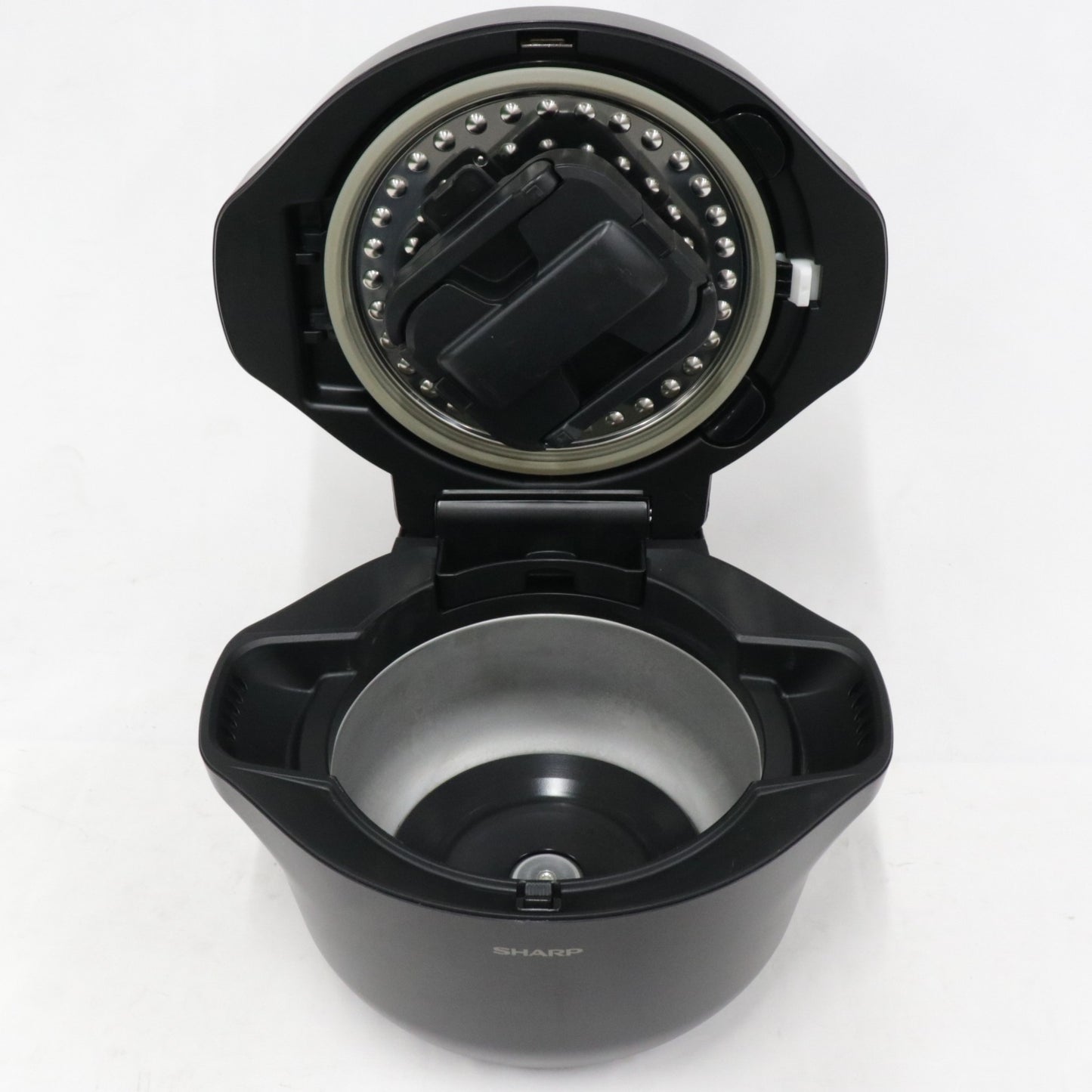 [ジャンク] シャープ ヘルシオ ホットクック KN-HW24H 2〜6人用 2.4L容量　kn-hw24h-b プレミアムブラック[難あり(D)]