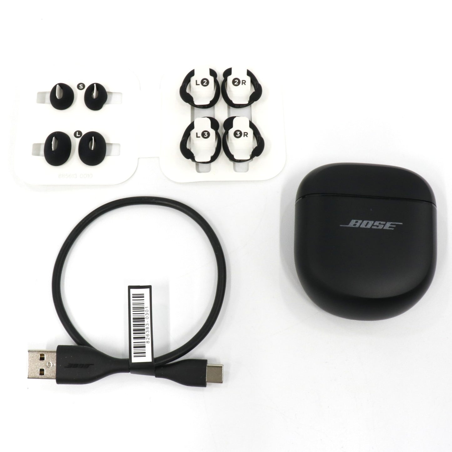 [中古(A)] Bose QuietComfort Ultra Earbuds ワイヤレスイヤホン　qc-ultra-earbuds-b ブラック[非常に良い]