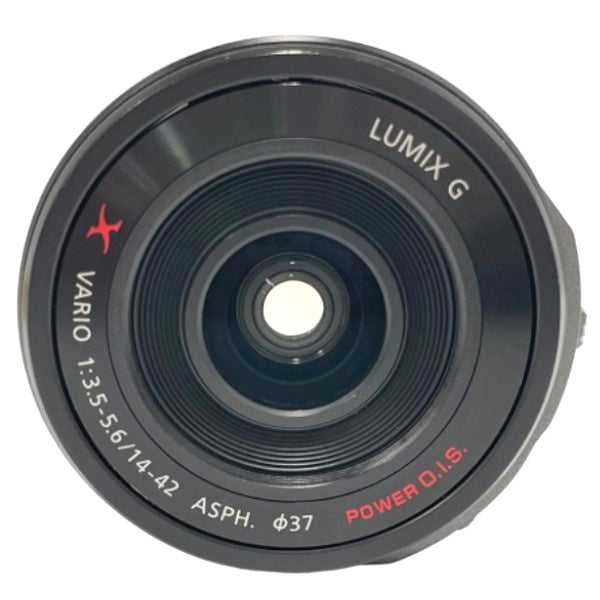 [中古(B)] パナソニック LUMIX G X VARIO PZ 14-42mm F3.5-5.6 ASPH. POWER O.I.S. 標準ズームレンズ lumix-gx1442-f3556 [良い]