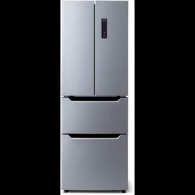 【特殊配送】[中古(B)]アイリスオーヤマ 冷蔵庫 320L シルバー 幅63.5cm IRSN-32B-S 2ドア フレンチドア 自動霜取り 新生活 irsn-32b-s シルバー [良い]