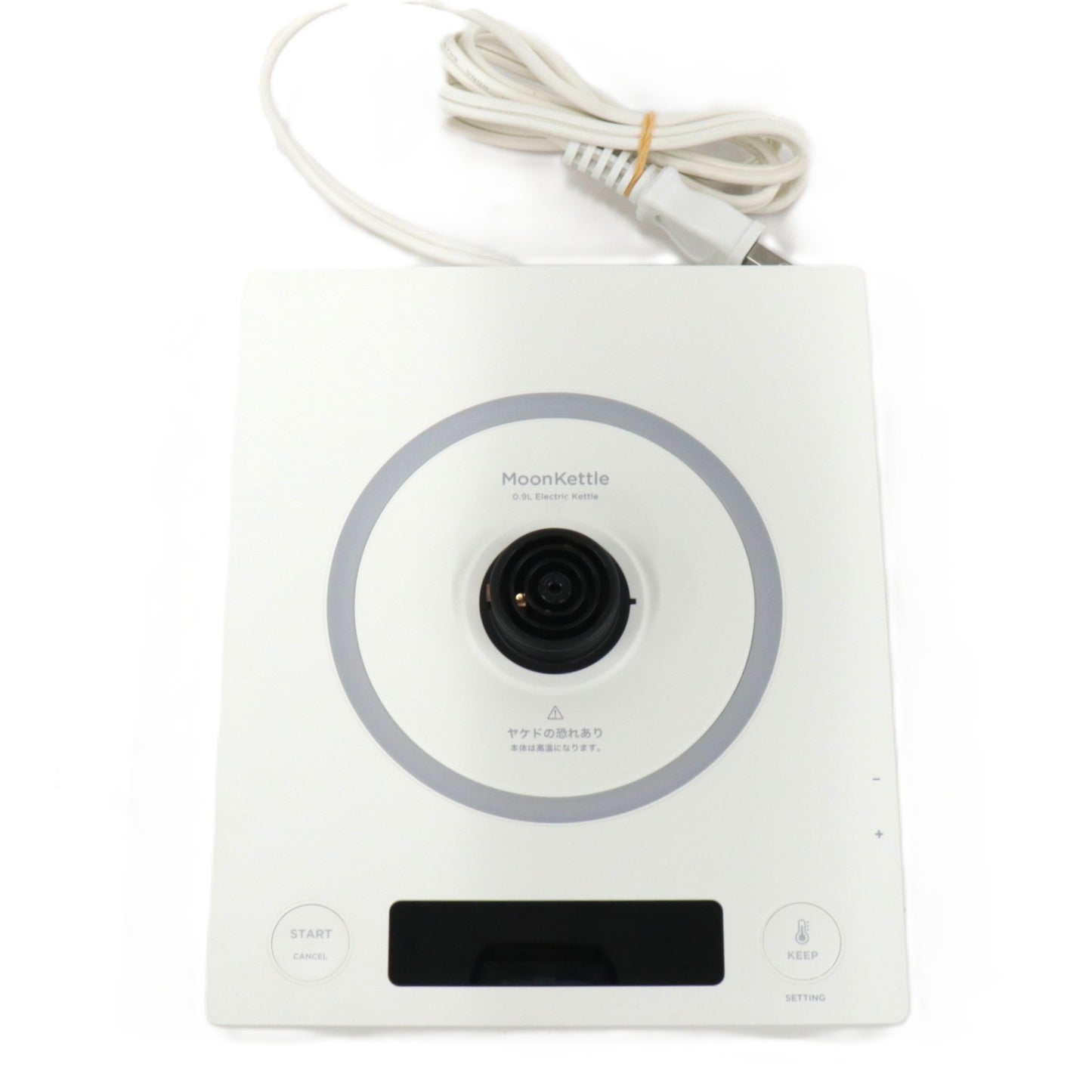 [中古(B)] バルミューダ BALMUDA MoonKettle (ムーンケトル) KPT02JP 温度調整付電気ケトル　kpt02jp-w ホワイト [良い]